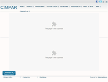 Tablet Screenshot of cimpar.com